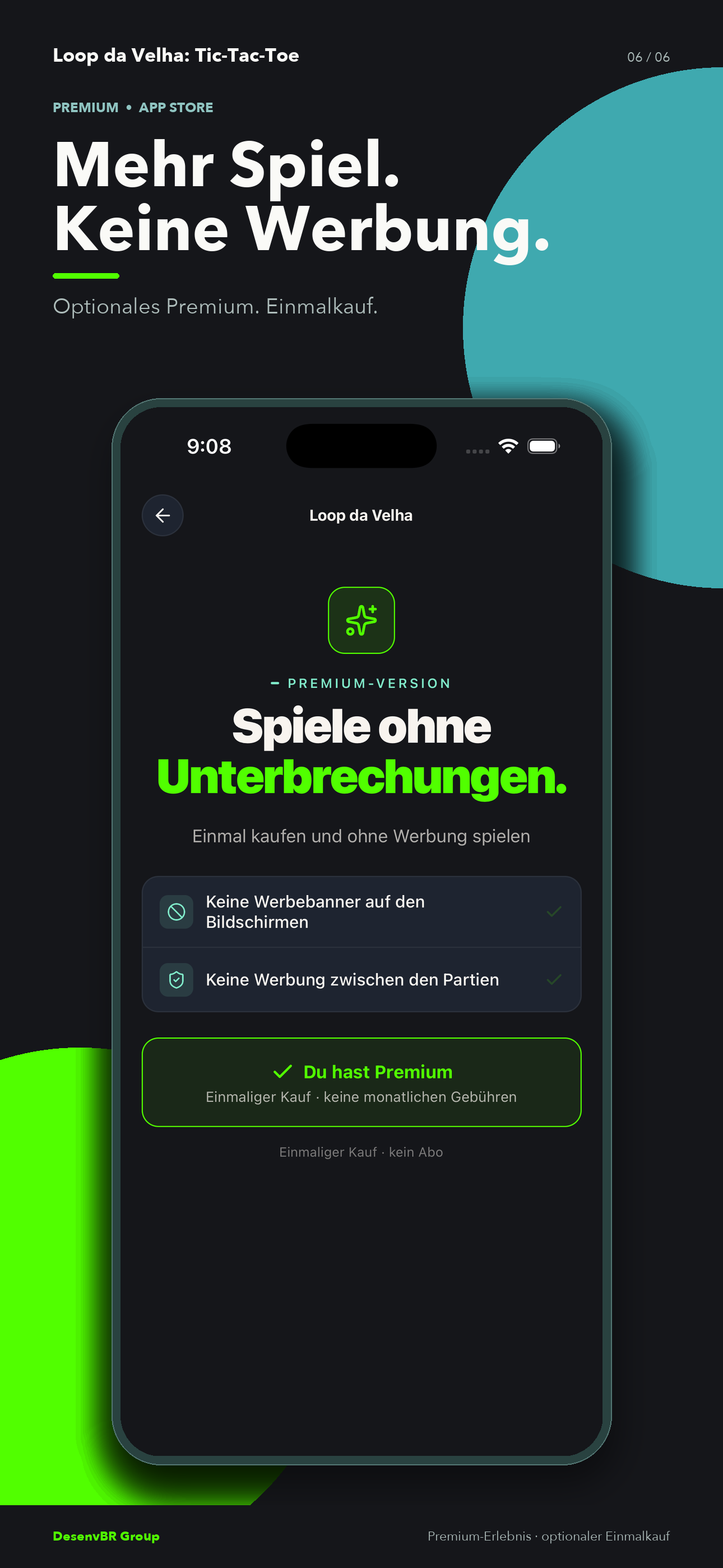Optionales Premium. Einmalkauf.
