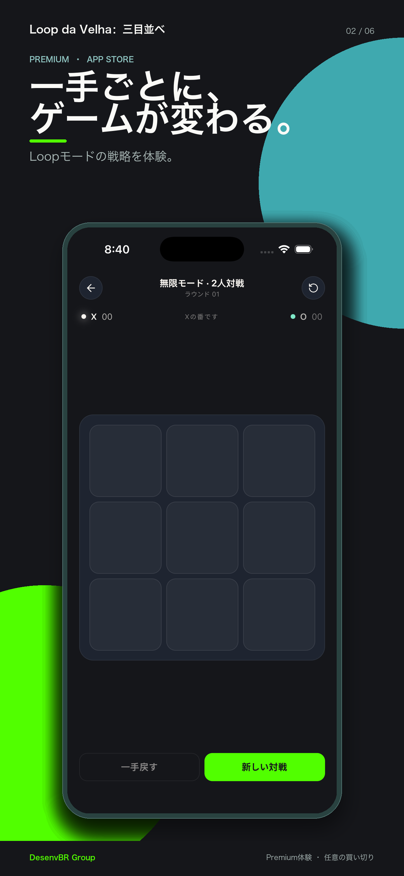 Loopモードの戦略を体験。